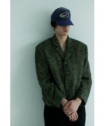 CRUSHAGAIN（クラッシュアゲイン）の「グリーンツイードジャケット（テーラードジャケット）」