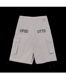 EPISODE UNTITLED（エピソードアンタイトルド）の「STRING LOGO PRINT BERMUDA CARGO PANTS_GREY（その他パンツ）」