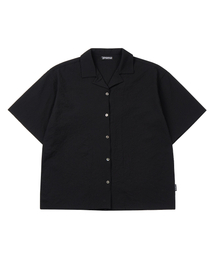 MASAT（マサット）の「Gingham Check Open Collar Shirt _ Black（シャツ/ブラウス）」