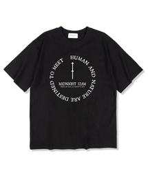 12amタイム 半袖Tシャツ ブラック
