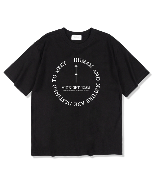 MIDNIGHT12AM(ミッドナイト12エーエム)の「12amタイム 半袖Tシャツ ブラック(Tシャツ/カットソー・メンズ・その他・LARGE/X-LARGE/XX-LARGE)」の1枚目の写真