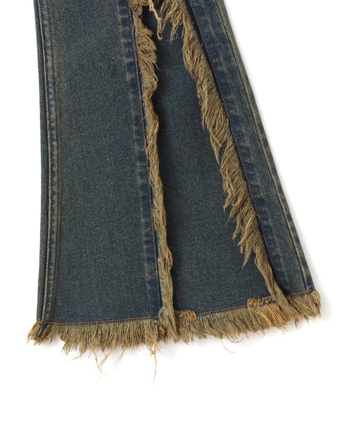 atmos pink（アトモスピンク）の「atmos pink Flare Denim Pants / アトモス ピンク フレア デニム パンツ（その他パンツ・レディース・ピンク/ブルー・S/M）」の11枚目の写真