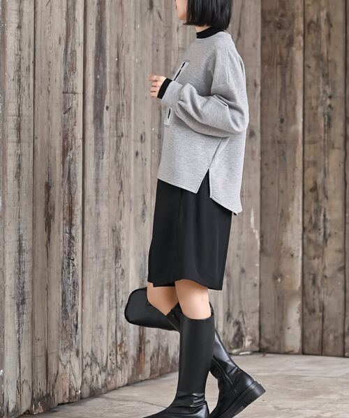 rps(アールピーエス)の「スパンコールGirlプルオーバー(スウェット・レディース・杢グレー/チャコールグレー/グレイッシュベージュ・フリー)」の15枚目の写真