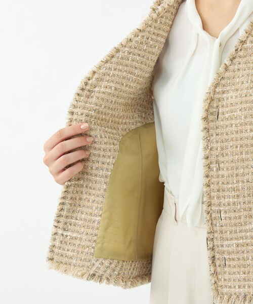 BALLSEY（ボールジィ）の「ぺぺローニツイード 2-wayフレアトップス