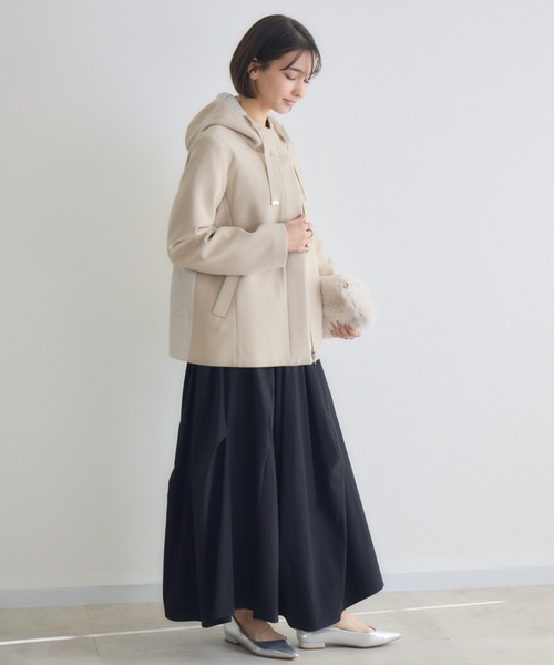 KATHARINE ROSS（キャサリンロス）の「【KATHARINE ROSS】タフタウーレットジャケット（その他アウター・レディース・グレー/ベージュ/ネイビー・MEDIUM）」の12枚目の写真