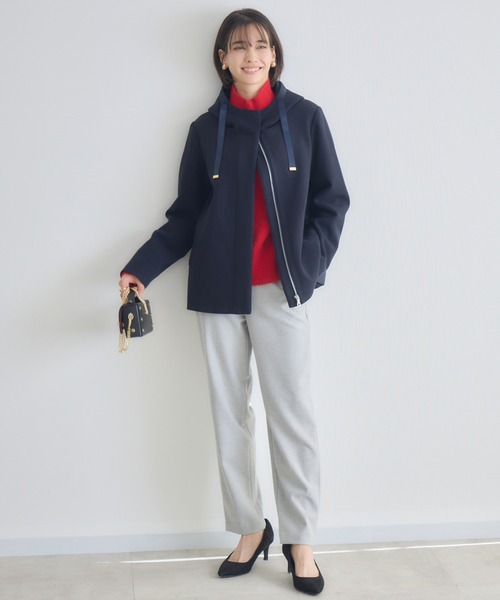 KATHARINE ROSS（キャサリンロス）の「【KATHARINE ROSS】タフタウーレットジャケット（その他アウター・レディース・グレー/ベージュ/ネイビー・MEDIUM）」の18枚目の写真