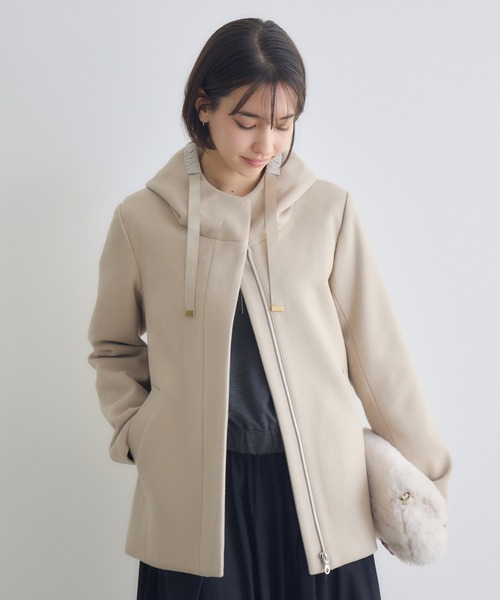 KATHARINE ROSS（キャサリンロス）の「【KATHARINE ROSS】タフタウーレットジャケット（その他アウター・レディース・グレー/ベージュ/ネイビー・MEDIUM）」の14枚目の写真