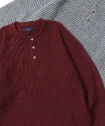SITRY（シトリー）の「Rib Knitting Henry Neck Knit Pullover/オーバーサイズ 片畦編み ヘンリーネック ニット セーター（ニット/セーター）」