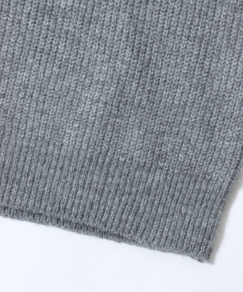 SITRY（シトリー）の「Rib Knitting Henry Neck Knit Pullover/オーバーサイズ 片畦編み ヘンリーネック ニット セーター（ニット/セーター・メンズ・グレー/ブラック/ネイビー/ワイン・M/L）」の13枚目の写真