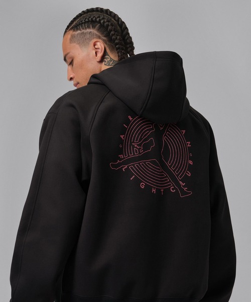 JORDAN BRAND(ジョーダンブランド)の「JORDAN BRAND M J FLT CLB KNIT FZ / ジョーダン ブランド FLT CLB ニット フルジップ L/S トップ / NIKE【SP】(パーカー・メンズ・ブラック/アイボリー・S/M/L/XL/XXL)」の10枚目の写真
