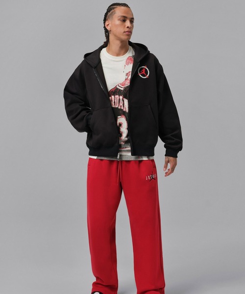 JORDAN BRAND(ジョーダンブランド)の「JORDAN BRAND M J FLT CLB KNIT FZ / ジョーダン ブランド FLT CLB ニット フルジップ L/S トップ / NIKE【SP】(パーカー・メンズ・ブラック/アイボリー・S/M/L/XL/XXL)」の11枚目の写真