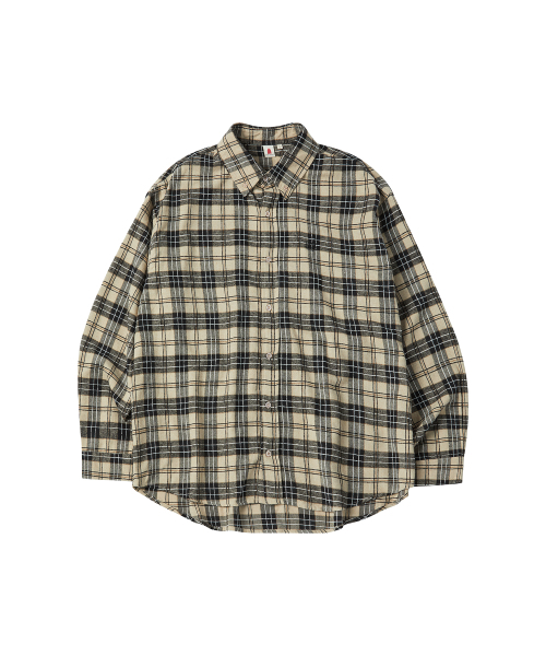 COMONINOZ（コモニノズ）の「FLANEL CHECK SHIRT [BLACK]（シャツ/ブラウス・メンズ・ブラック・SMALL/MEDIUM/LARGE）」の2枚目の写真