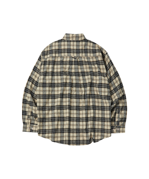 COMONINOZ（コモニノズ）の「FLANEL CHECK SHIRT [BLACK]（シャツ/ブラウス・メンズ・ブラック・SMALL/MEDIUM/LARGE）」の3枚目の写真