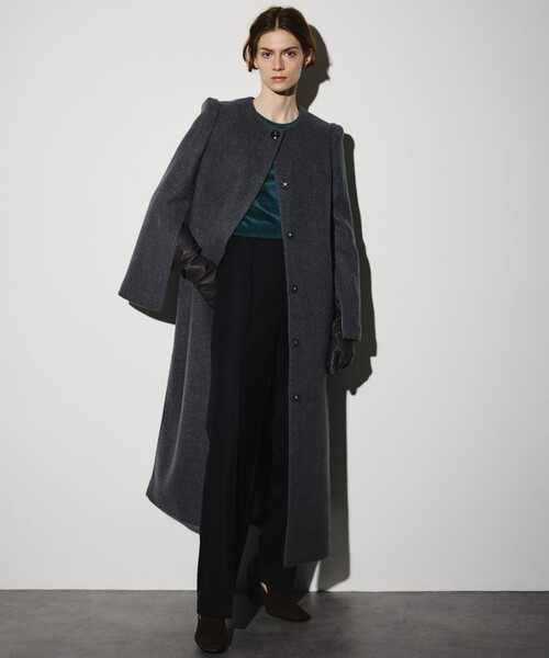 RIM.ARK/リムアーク】Collarless mode long CT/カラーレスモードロング