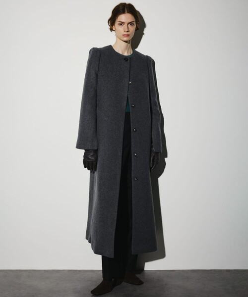 RIM.ARK/リムアーク】Collarless mode long CT/カラーレスモードロング