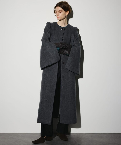 RIM.ARK/リムアーク】Collarless mode long CT/カラーレスモードロング