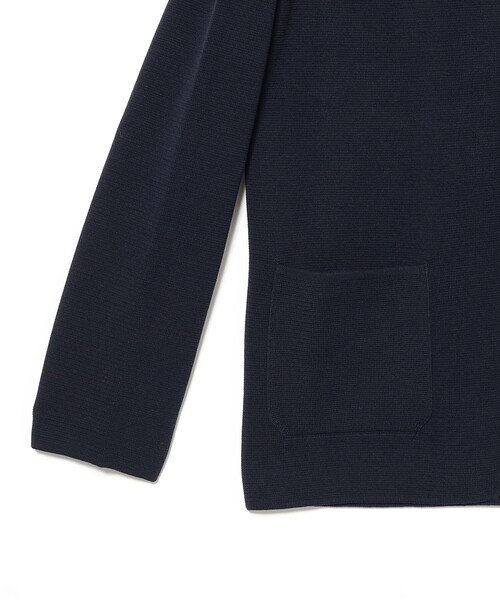 LARDINI（ラルディーニ）の「LARDINI / コットン ニット ジャケット（その他アウター・メンズ・ネイビー・L/XS/S/M）」の4枚目の写真
