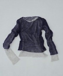 FEKETE（フェケテ）の「airy sheer knit / シアーニット（ニット/セーター）」