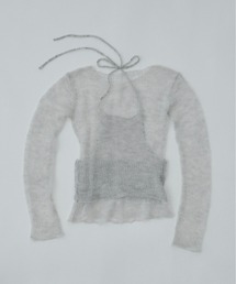 FEKETE（フェケテ）の「airy sheer knit / シアーニット（ニット/セーター）」