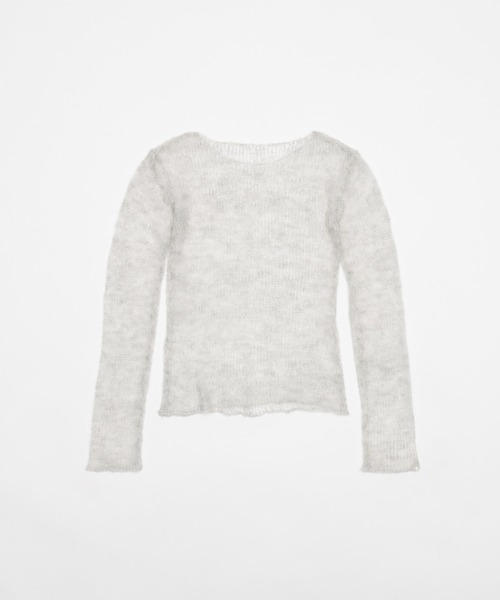 airy sheer knit / シアーニット（ニット/セーター）｜FEKETE