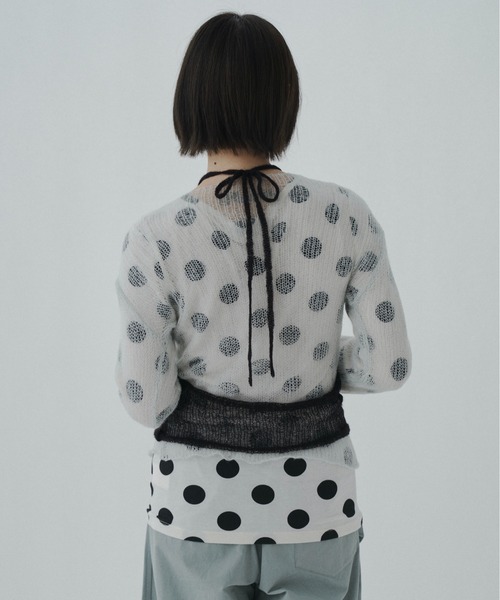 FEKETE(フェケテ)の「airy sheer knit / シアーニット(ニット/セーター・レディース・ネイビー/ミント/グレー・FREE)」の21枚目の写真