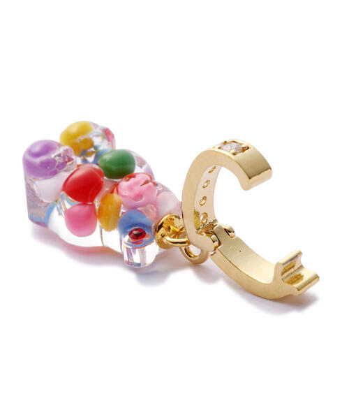 L.H.P（エルエイチピー）の「MIKSHIMAI/ミクシマイ/GUMBALL BEAR PENDANT（ネックレス・メンズ・その他24/ホワイト・F）」の3枚目の写真