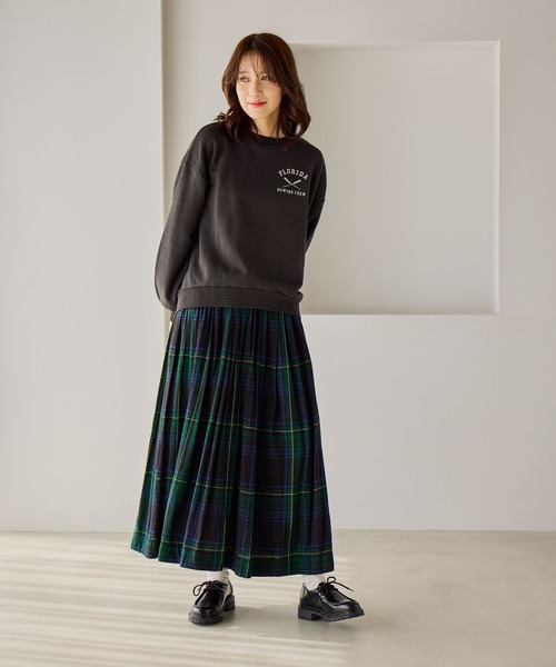 Champion（チャンピオン）の「Champion for studio CLIPロゴスウェット（スウェット・レディース・ヘザーグレー/ブラック/アイボリー/ライトブルー・FREE）」の21枚目の写真