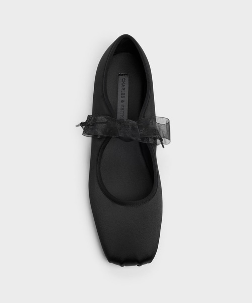 CHARLES & KEITH(チャールズ & キース)の「Camila カミラ スクエアメリージェーンフラット(パンプス・レディース・ライトブルー/ブラック系その他2・23.5cm/23cm/22.5cm/25.5cm/25cm/24.5cm)」の6枚目の写真