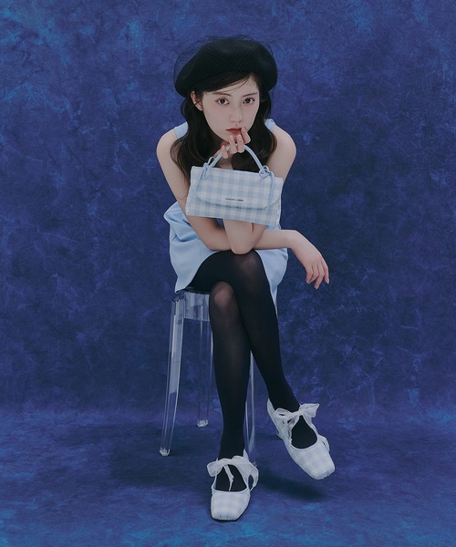 CHARLES & KEITH(チャールズ & キース)の「Camila カミラ スクエアメリージェーンフラット(パンプス・レディース・ライトブルー/ブラック系その他2・23.5cm/23cm/22.5cm/25.5cm/25cm/24.5cm)」の20枚目の写真