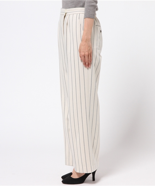 un dix cors（アンディコール）の「ストライプラップワイドパンツ（その他パンツ・レディース・ホワイト・38）」の3枚目の写真