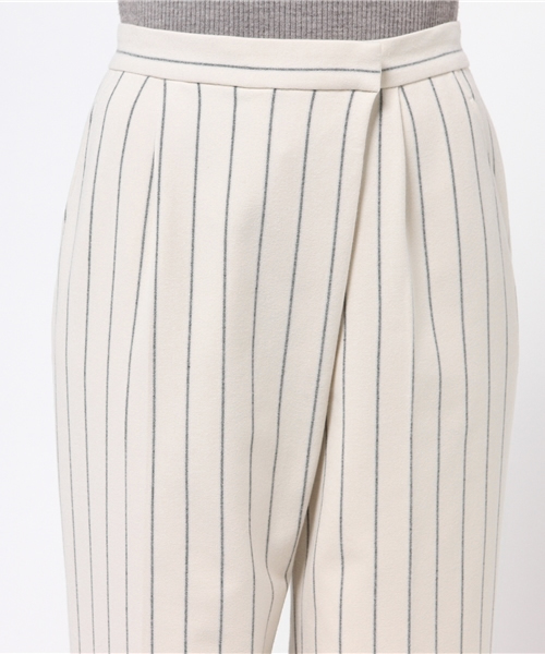 un dix cors（アンディコール）の「ストライプラップワイドパンツ（その他パンツ・レディース・ホワイト・38）」の5枚目の写真