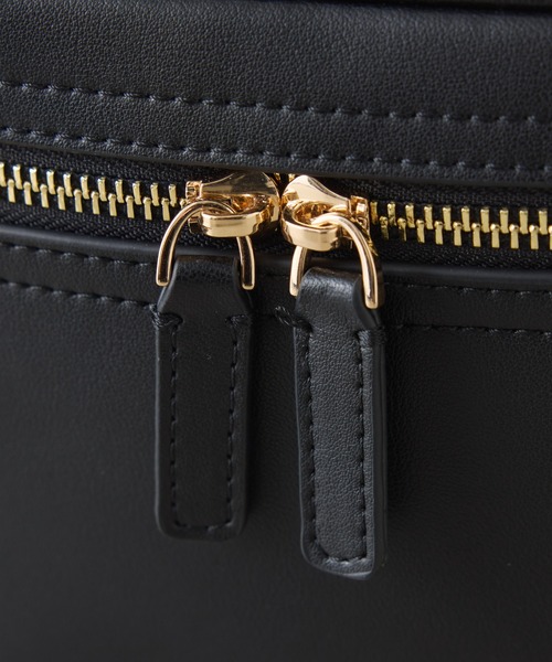 PAPILLONNER（パピヨネ）の「PAPILLONNER/ミラー付きミニバニティーバッグ（ショルダーバッグ・レディース・ピンク/オフホワイト/グレイッシュベージュ/ブラック・FREE）」の11枚目の写真