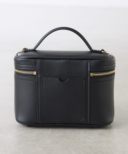 PAPILLONNER（パピヨネ）の「PAPILLONNER/ミラー付きミニバニティーバッグ（ショルダーバッグ・レディース・ピンク/オフホワイト/グレイッシュベージュ/ブラック・FREE）」の17枚目の写真