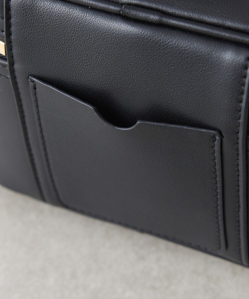 PAPILLONNER（パピヨネ）の「PAPILLONNER/ミラー付きミニバニティーバッグ（ショルダーバッグ・レディース・ピンク/オフホワイト/グレイッシュベージュ/ブラック・FREE）」の18枚目の写真