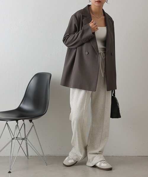 COLONY 2139（コロニートゥーワンスリーナイン）の「Wテーラードジャケット（テーラードジャケット・レディース・ブラック/グレー/ベージュ・SMALL/MEDIUM）」の19枚目の写真