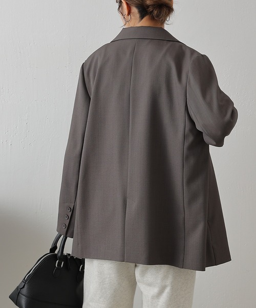 COLONY 2139（コロニートゥーワンスリーナイン）の「Wテーラードジャケット（テーラードジャケット・レディース・ブラック/グレー/ベージュ・SMALL/MEDIUM）」の14枚目の写真