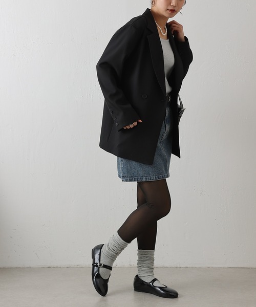 COLONY 2139（コロニートゥーワンスリーナイン）の「Wテーラードジャケット（テーラードジャケット・レディース・ブラック/グレー/ベージュ・SMALL/MEDIUM）」の11枚目の写真