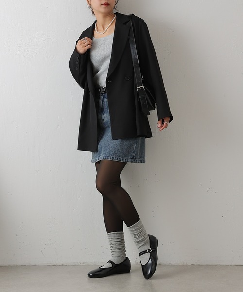 COLONY 2139（コロニートゥーワンスリーナイン）の「Wテーラードジャケット（テーラードジャケット・レディース・ブラック/グレー/ベージュ・SMALL/MEDIUM）」の9枚目の写真