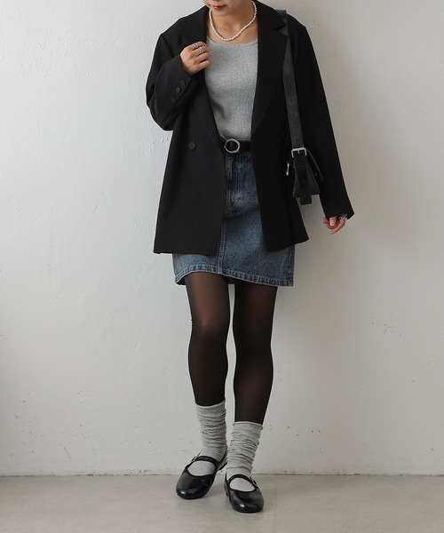 COLONY 2139（コロニートゥーワンスリーナイン）の「Wテーラードジャケット（テーラードジャケット・レディース・ブラック/グレー/ベージュ・SMALL/MEDIUM）」の8枚目の写真