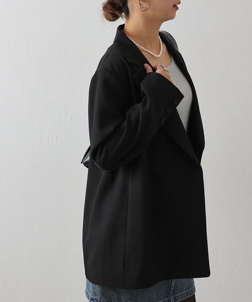 COLONY 2139（コロニートゥーワンスリーナイン）の「Wテーラードジャケット（テーラードジャケット・レディース・ブラック/グレー/ベージュ・SMALL/MEDIUM）」の7枚目の写真