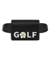 MACKY（マッキー）の「ゴルフベルトバッグ ブラック（ゴルフグッズ）」