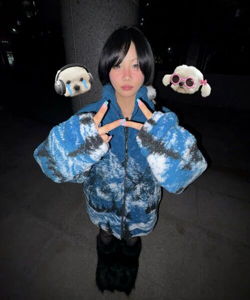 LMCの「LMC SNOW VILLAGE BOA FLEECE JACKET blue（その他アウター・レディース・その他・S/M/L）」の14枚目の写真
