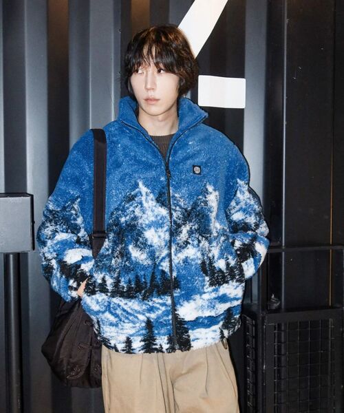 LMCの「LMC SNOW VILLAGE BOA FLEECE JACKET blue（その他アウター・レディース・その他・S/M/L）」の2枚目の写真