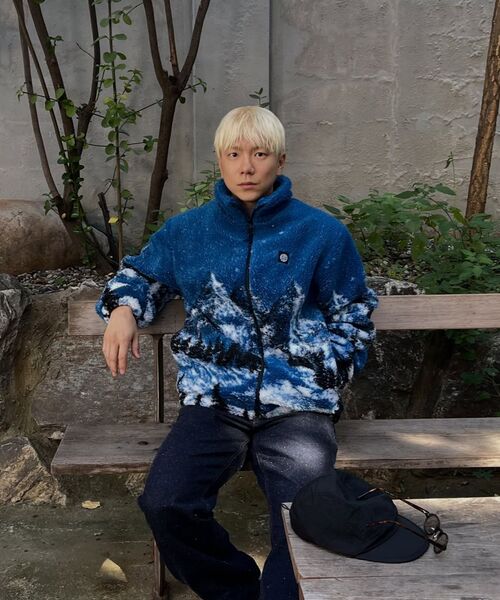 LMCの「LMC SNOW VILLAGE BOA FLEECE JACKET blue（その他アウター・レディース・その他・S/M/L）」の4枚目の写真