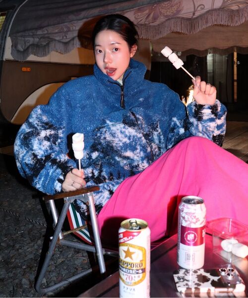 LMCの「LMC SNOW VILLAGE BOA FLEECE JACKET blue（その他アウター・レディース・その他・S/M/L）」の5枚目の写真