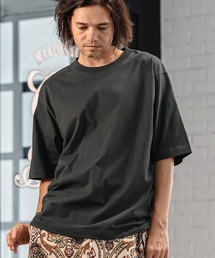 CAMBIO（カンビオ）の「mt10183- Tight Tension Over Size Half Sleeve Tee オーバーサイズ5分袖Tシャツ(AI-261-006)（Tシャツ/カットソー）」