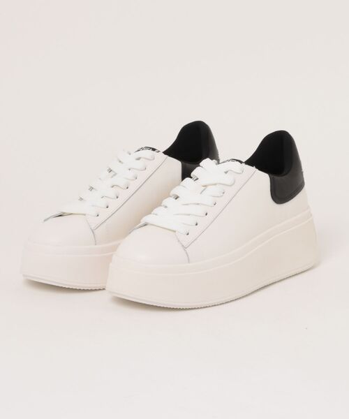 ASH(アッシュ)の「ASH/アッシュ【MOBY STUDS】厚底スタッズスニーカー ホワイトスニーカー ボリュームソール 6cmヒール(スニーカー・レディース・ホワイト×ブラック・35/36/37/38/39/40)」の12枚目の写真