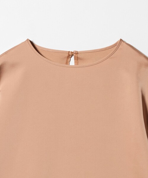 green label relaxing（グリーンレーベルリラクシング）の「サテン ドッキング ラウンドヘム プルオーバー カットソー（Tシャツ/カットソー・レディース・オフホワイト/ネイビー/オレンジ・FREE）」の22枚目の写真