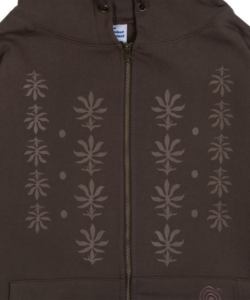 THECOLDESTMOMENT(ザコールデストモーメント)の「TCM ethnic hooded zip-up (brown)(パーカー・レディース・その他・S/M/L)」の4枚目の写真