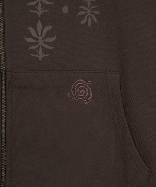 THECOLDESTMOMENT(ザコールデストモーメント)の「TCM ethnic hooded zip-up (brown)(パーカー・レディース・その他・S/M/L)」の5枚目の写真